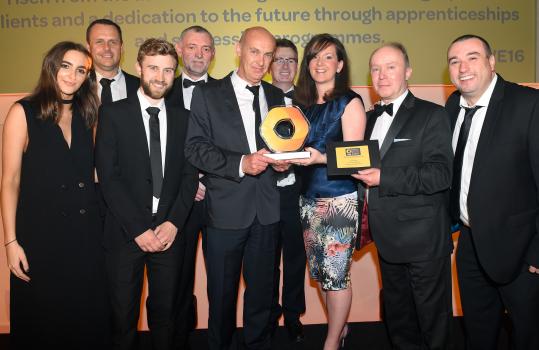 1) The Darwen Terracotta and Faience team - winners of the Hive Blackburn and Darwen Business Newcomer Award