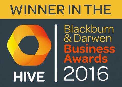 3) Official logo of the Hive Blackburn and Darwen Business Awards
