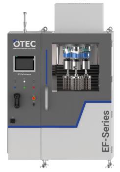 2) New OTEC EF electro finishing machine. Visit stand 19-16 at MACH.